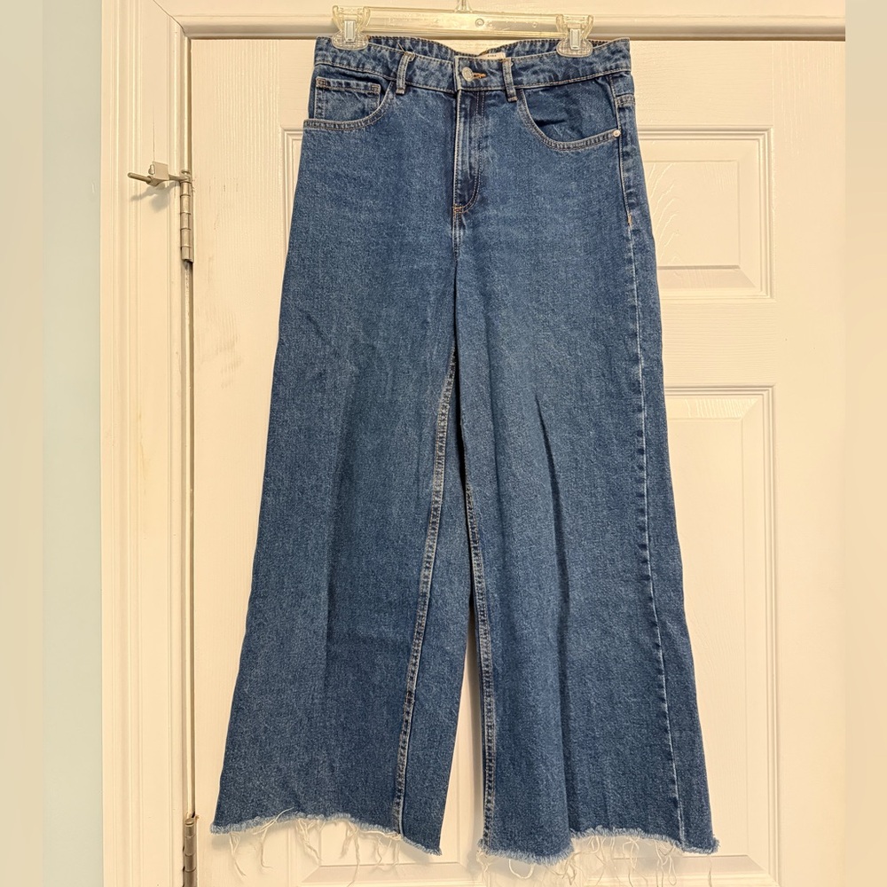 Zara Women’s Flare Jeans in Classic Blue